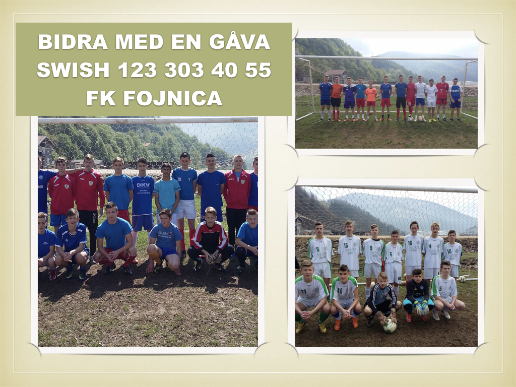 blusrcu.ba-Låt oss hjälpa ungdomssektionen FK Fojnica